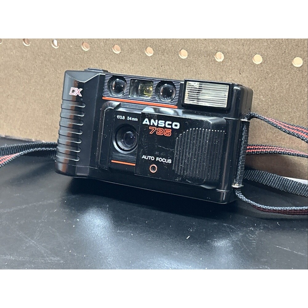 Ansco 735 Auto Focus 35mm Film Camera Power Tested